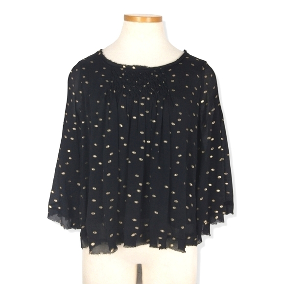 Floreat by Anthropologie Polka Dot Blouse - Picture 2 of 10